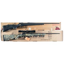 Two Bolt Action Rifles with Boxes -A) Weatherby Vanguard Rifle