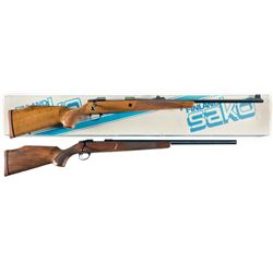 Two Sako Bolt Action Rifles -A) Sako AV Deluxe Model Rifle with Box
