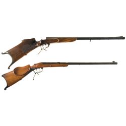 Two German Zimmerschuetzen Rifles -A) V. Kern Rifle