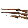 Image 2 : Three Military Long Guns -A) British Enfield No. 4 MK II Bolt Action Rifle