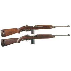 Two U.S. M1 Semi-Automatic Carbines -A) U.S. Underwood M1 Carbine
