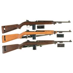 Three U.S. Military Semi-Automatic Carbines -A) U.S. Saginaw M1 Carbine