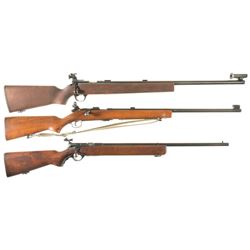 Three U.S. Marked Bolt Action Training Rifles -A) Harrington & Richardson Model 12 Single Shot Rifle