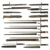 Image 1 : 10 Edged Weapons, Primarily Bayonets