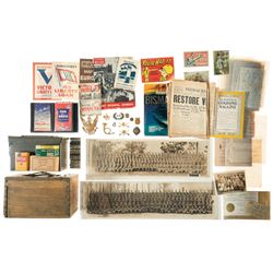 Large Grouping of 20th Century American Military Artifacts and Related Paper Items