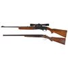 Image 2 : Two Sporting Guns -A) Remington Model 740 Semi-Automatic Rifle with Scope