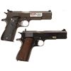 Image 2 : Two Semi-Automatic Pistols -A) U.S. Remington Rand Model 1911A1 Pistol with Laser Sight