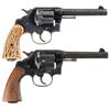 Image 2 : Two Colt Double Action Revolvers -A) Philippines Shipped Colt U.S. Army Model 1909 Revolver with Fac