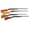 Image 1 : Four American Side by Side Hammerless Box lock Shotguns -A) Stevens/Savage Model 311 Shotgun