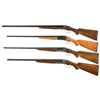 Image 2 : Four American Side by Side Hammerless Box lock Shotguns -A) Stevens/Savage Model 311 Shotgun