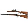 Image 4 : Two Ruger Single Shot Falling Block Rifles -A) Early Production Serial Number "125" Ruger No. 1 (1-B