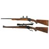 Image 2 : Two Ruger Single Shot Falling Block Rifles -A) First Year Production Serial Number "606" Ruger No. 1