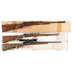 Three Ruger Bolt Action Sporting Longarms with Boxes -A) Ruger M77 Rifle