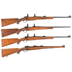 Four Ruger Bolt Action Rifles -A) Ruger M77 Rifle