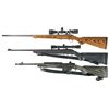 Image 2 : Three Ruger Bolt Action Long Guns -A) Ruger Model 77/22 All-Weather Rifle with Scope