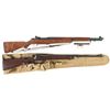 Image 1 : Two U.S. Military Rifles -A) U.S. Springfield Armory M1 Garand Semi-Automatic Rifle
