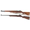 Image 2 : Two U.S. Military Rifles -A) U.S. Springfield Armory M1 Garand Semi-Automatic Rifle