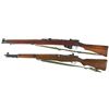 Image 2 : Two Military Longarms -A) British SMLE Bolt Action Rifle with Bayonet