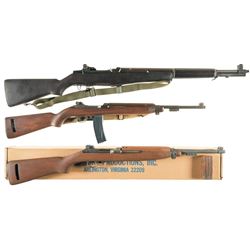 Three U.S. Military Semi-Automatic Longarms -A) U.S. Springfield Armory M1 Garand Rifle
