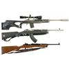 Image 1 : Three Ruger Semi-Automatic Sporting Rifles -A) Ruger Mini 14 Target Rifle with Scope