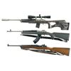 Image 2 : Three Ruger Semi-Automatic Sporting Rifles -A) Ruger Mini 14 Target Rifle with Scope