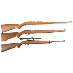 Three Semi-Automatic Longarms -A) Marlin Model 60SB Rifle