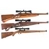 Image 1 : Three Ruger Sporting Longarms with Scopes -A) Ruger M77 RSI Bolt Action Rifle
