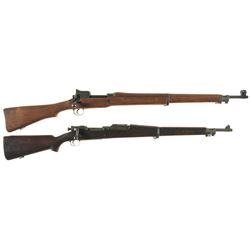 Two U.S. Military Bolt Action Rifles -A) U.S. Eddystone Model 1917 Rifle