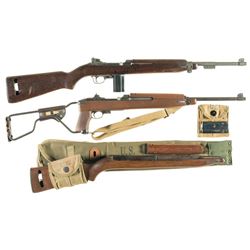 Two U.S. Military Semi-Automatic Carbines -A) U.S. Inland M1 Carbine with Magazine Pouch