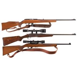 Three Sporting Longarms -A) Weatherby Mark XXII Semi-Automatic Rifle