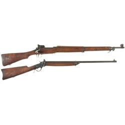 Two U.S. Military Rifles -A) U.S. Eddystone Model 1917 Bolt Action Rifle