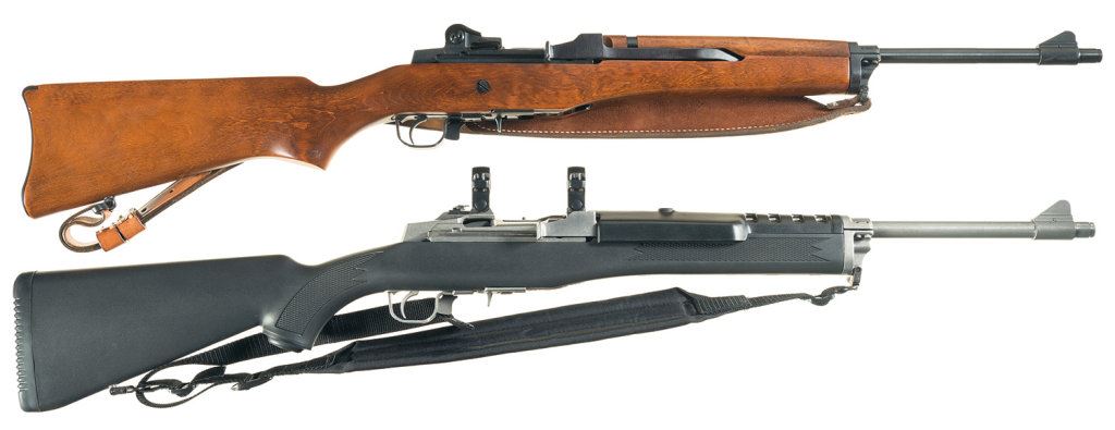Two Ruger Semi-Automatic Rifles -A) Ruger Mini-14 Rifle