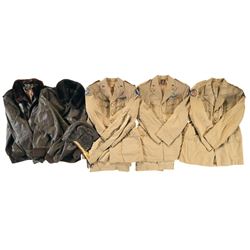 Grouping of U.S. Military Uniform Items