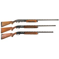 Three Remington Shotguns -A) Remington Model 870 Ducks Unlimited Slide Action Shotgun