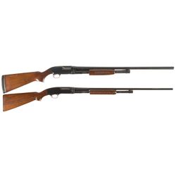 Two Winchester Slide Action Shotguns -A) Winchester Model 12 Shotgun
