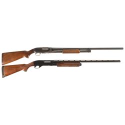 Two Slide Action Shotguns -A) Winchester Model 12 Shotgun