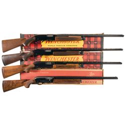 Four Winchester Sporting Shotguns -A) Winchester Model 1200 Slide Action Shotgun with Box