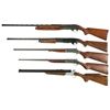 Image 2 : Five Sporting Long Guns -A) Remington Sportsman Model 58 Slide Action Shotgun with Extra Barrel