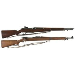 Two U.S. Military Longarms -A) U.S. International Harvester M1 Garand Semi-Automatic Rifle
