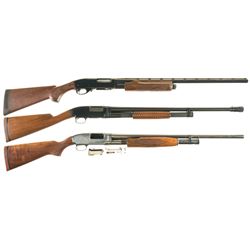 Three Slide Action Shotguns -A) Remington Model 870 Lightweight Magnum Shotgun