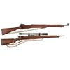 Image 1 : Two U.S. Bolt Action Rifles -A) U.S. Winchester Model 1917 Rifle