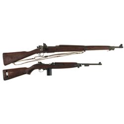 Two U.S. Military Longarms -A) U.S. Smith Corona Model 1903 A3 Bolt Action Rifle