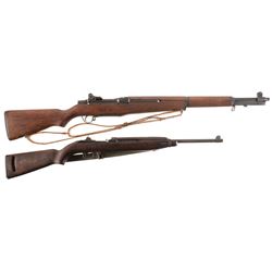Two U.S. Military Semi-Automatic Longarms -A) U.S. Harrington & Richardson M1 Garand Rifle