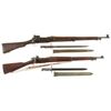 Image 1 : Two U.S. Bolt Action Rifles -A) U.S. Winchester Model 1917 Rifle with Bayonet