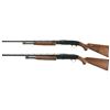 Image 2 : Two Browning Slide Action Shotguns with Boxes -A) Browning Model 42 Grade I Shotgun