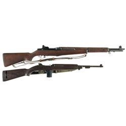 Two Semi-Automatic U.S. Military Longarms -A) U.S. Winchester M1 Garand Rifle
