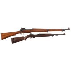 Two U.S. Long Guns -A) U.S. Remington Model 1917 Bolt Action Rifle