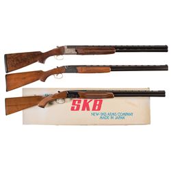 Three Over and Under Shotguns -A) Franchi Ducks Unlimited Sponsor Shotgun