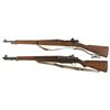 Image 2 : Two U.S. Military Rifles with Bayonets -A) U.S. Smith Corona Model 1903 A3 Bolt Action Rifle