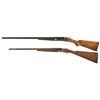 Image 2 : Two Double Barrel Shotguns -A) Savage Fox Model B Shotgun